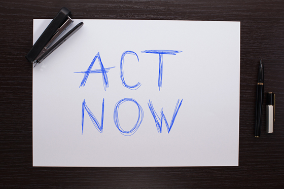 call-to-action (CTA): act now!