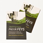 Visitekaartjes voor Naaimachines Henk Feys